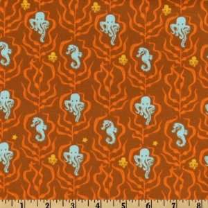   Kelp Forest Chocolate Fabric By The Yard Arts, Crafts & Sewing