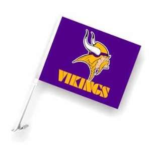  Minnesota Vikings   2 Sided Car Flags Case Pack 6 Sports 