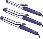 ConAir 1/2 + 3/4 + 1 Supreme Curling Irons Combo Triple 3 Pack 