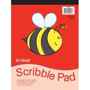  Scribble Pad 9X12 Asst