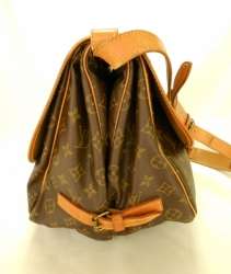 LOUIS VUITTON Monogram Saumur 35 Messenger Cross body Auth Shoulder 