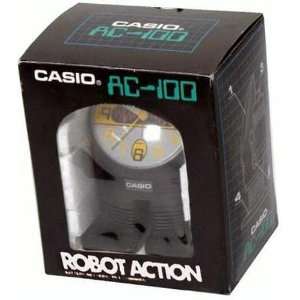  Casio AC 100 Robot Action Clock Electronics