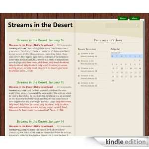   in the Desert   Inspirational Daily Bread Devotional [Kindle Edition