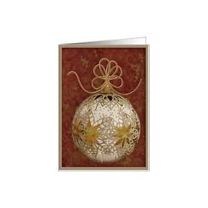 Snowflake Ornament Card
