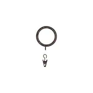 Kirsch Wrought Iron Drapery Ring with Clip