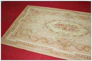   AUBUSSON AREA RUG Wool Woven ANTIQUE FRENCH PASTEL Custom Order Sizes