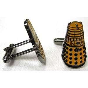  Doctor Who Yellow Dalek Cufflinks (Set of 2) Everything 
