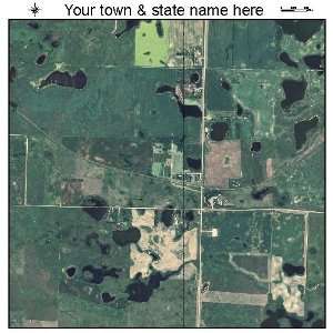   Aerial Photography Map of Ruso, North Dakota 2010 ND 