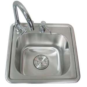  FLO Sink Hot/Cold water Faucet Built in Soap Dispensor 