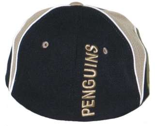 PITTSBURGH PENGUINS NHL HOCKEY CUT UP FLEX FIT FITTED HAT/CAP M/L NEW 