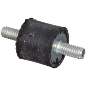 Rubber Vibration Dampening Mounts, #8 32 x .25L Double Threaded 