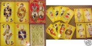Russian czar Nicholas history Imperial playing cards  