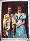 1898 Romanoffs Czar Nicholas Czarina Alexandra Michael  