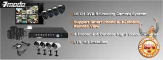 ZMODO 16 CH CCTV Security Surveillance DVR Camera System 1TB SKU# DVR 
