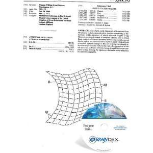  NEW Patent CD for ARTIFICIAL SATELLITES 