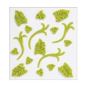  Jolees Confections Stickers Green Icing Leaves; 3 Items 
