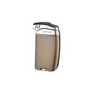  Lotus L11 Traditional Flame Lighter Dark Gun / Chrome 