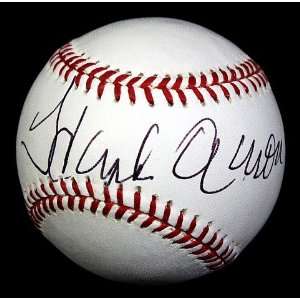  Hank Aaron Signed Autographed Oml Baseball Ball Jsa 