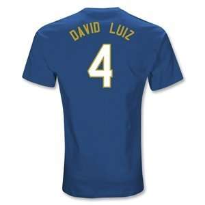  hidden Chelsea 11/12 DAVID LUIZ Soccer T Shirt Sports 