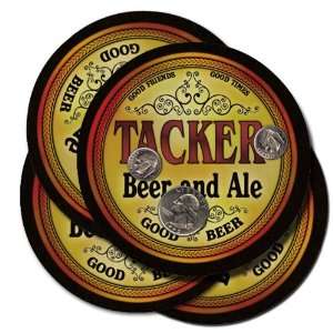  Tacker Beer and Ale Coaster Set