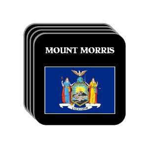  US State Flag   MOUNT MORRIS, New York (NY) Set of 4 Mini 