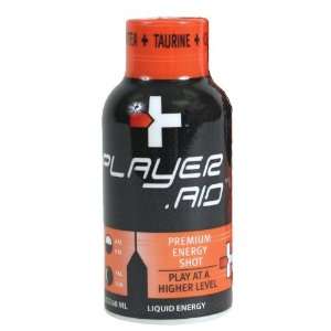  Player Aid Energy Shot, 12 Count, 2 Ounce Bottles Health 