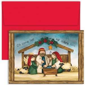  Adore Him Boxed Christmas Cards & Envelopes   Quantity of 