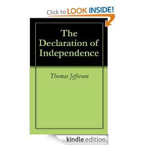 The Declaration of Independence Thomas Jefferson  Kindle 