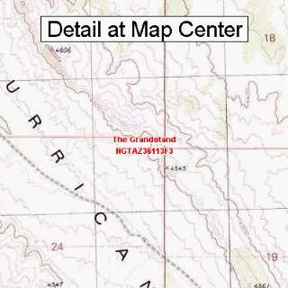 USGS Topographic Quadrangle Map   The Grandstand, Arizona (Folded 