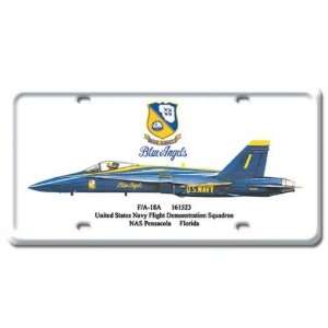  FA 18A Aviation License Plate   Victory Vintage Signs 