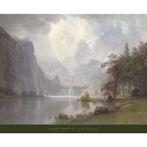  Albert Bierstadt   In The Mountains, 1867 Canvas
