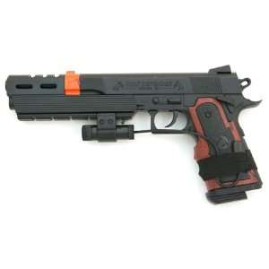 com Spring Colt 1911 Pistol FPS 200, Red Dot Laser Sight Airsoft Gun 