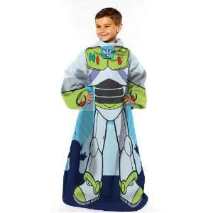   Comfy Throw with Sleeves and Disney Toy Story Buzz Real Hero Design