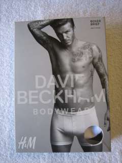David Beckham H&M Bodywear Underwear BOXER BRIEFS Black, White, Gray S 