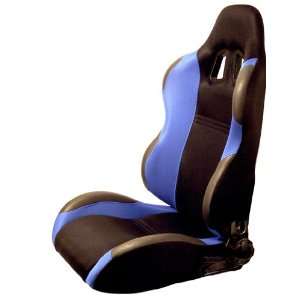  H Sport Seats Viper   Black/Blue LEFT Automotive