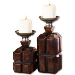   Accessories and Clocks Alvaro, Candleholders, Set/2 Furniture & Decor