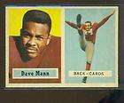1957 Topps 50 Dave Mann Chicago Cardinals  