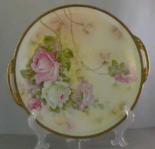 Antique Porcelain Royal Rudolstadt Prussia Tray Plate  