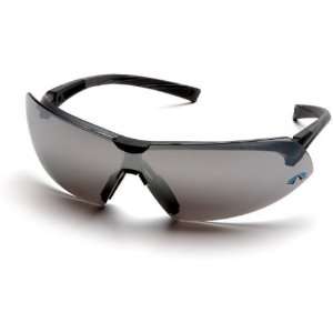 Pyramex Safety Glasses Onix Safety Glasses With Black Frame And Silver 