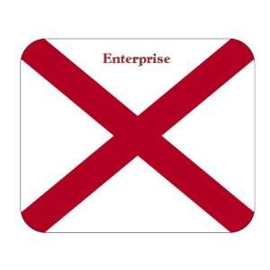  US State Flag   Enterprise, Alabama (AL) Mouse Pad 