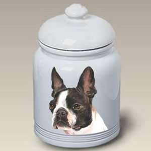  Boston Terrier Dog Cookie Jar by Barbara Van Vliet 