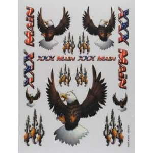 S010 Sticker Sheet Eagles Toys & Games