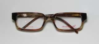 NEW CHRISTIAN ROTH 14040 53 17 130 OPHTHALMIC BROWN EYEGLASS/GLASSES 
