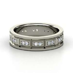  Noahs Ark Ring, Platinum Ring with Diamond Jewelry
