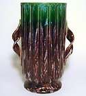 BELGIUM Art Pottery Vintage Drip Glaze VASE 1019 Purple