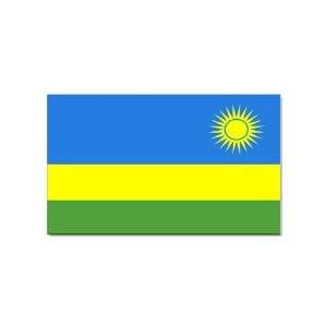  Rwanda Flag Rectangular Magnet