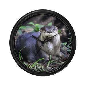  River Otter Wildlife Wall Clock by 