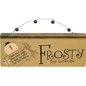  Sign   Frosty the Snowman Rusty Metal Sign   Jingle Bells 