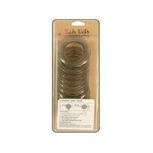  Rido Deko Grommet 40mm Transparent Grey 8pc