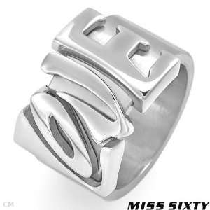  Miss Sixty Made In Italy Delightful Ring Made Of Metallic 